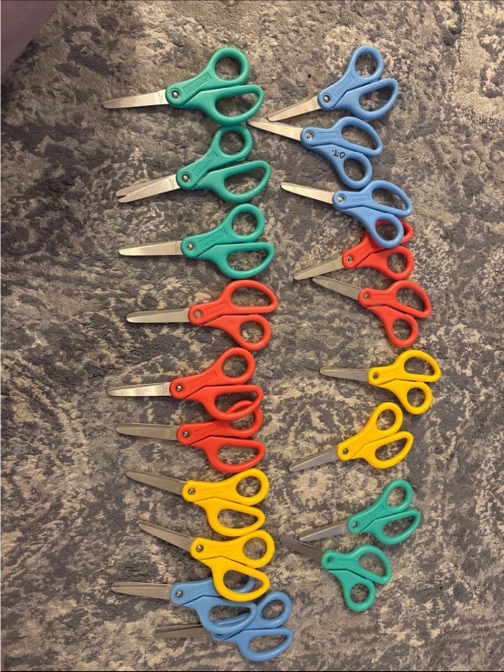 Multicolor Child-Safe Craft Scissors - Pack of Assorted Colors